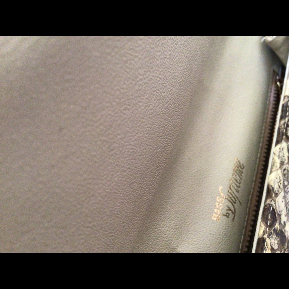 Bags By Supreme Python Snakeskin Embossed Leather… - image 8